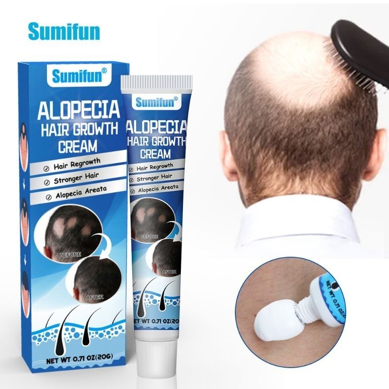 Hair Growth Cream Stronger Hair Fuller-Looking Hair regrowth, Men & Women regrowth